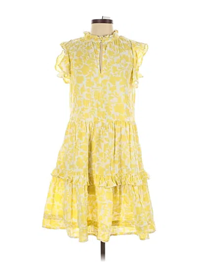 Pre-owned Caslon Casual Dress In Yellow