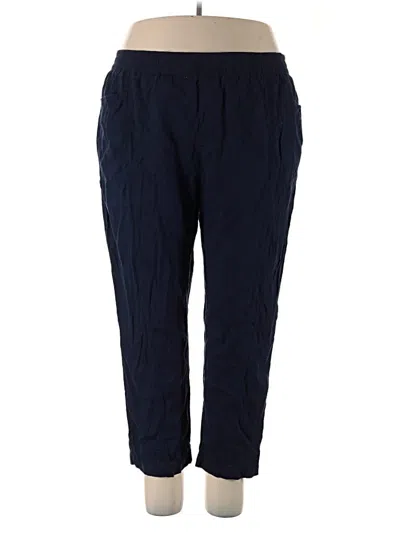Pre-owned Caslon Casual Pants In Blue