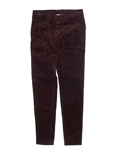 Pre-owned Caslon Casual Pants In Burgundy