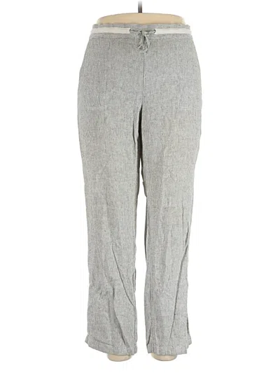 Pre-owned Caslon Casual Pants In Gray