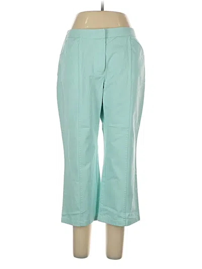 Pre-owned Caslon Casual Pants In Teal