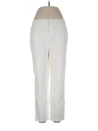 Pre-owned Caslon Casual Pants In White