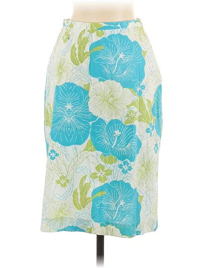 Pre-owned Caslon Casual Skirt In Blue