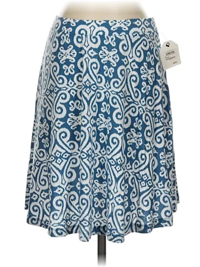 Pre-owned Caslon Casual Skirt In Blue
