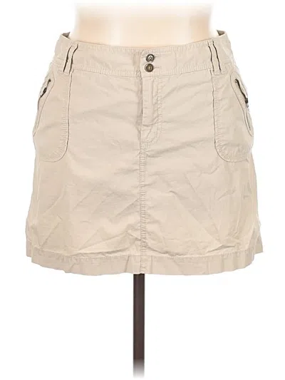 Pre-owned Caslon Casual Skirt In Brown