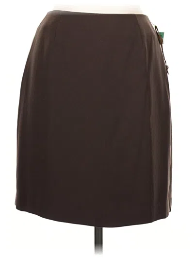 Pre-owned Caslon Casual Skirt In Brown