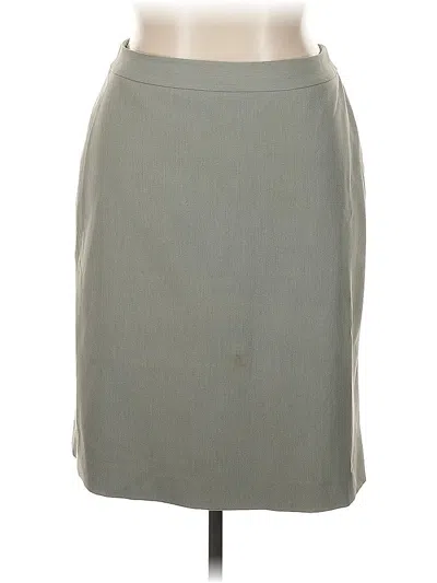 Pre-owned Caslon Casual Skirt In Gray
