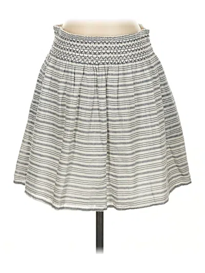 Pre-owned Caslon Casual Skirt In Gray
