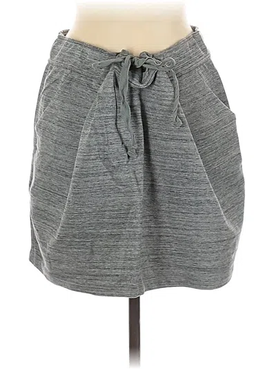 Pre-owned Caslon Casual Skirt In Gray