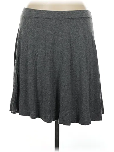 Pre-owned Caslon Casual Skirt In Gray