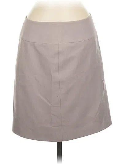 Pre-owned Caslon Casual Skirt In Gray