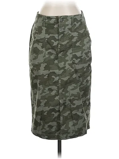 Pre-owned Caslon Casual Skirt In Green