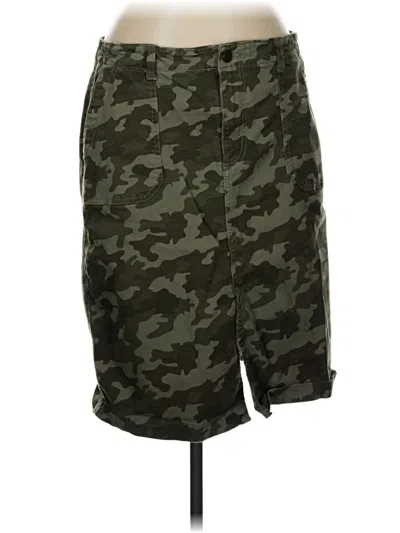 Pre-owned Caslon Casual Skirt In Green