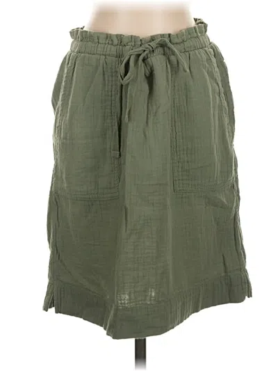 Pre-owned Caslon Casual Skirt In Green