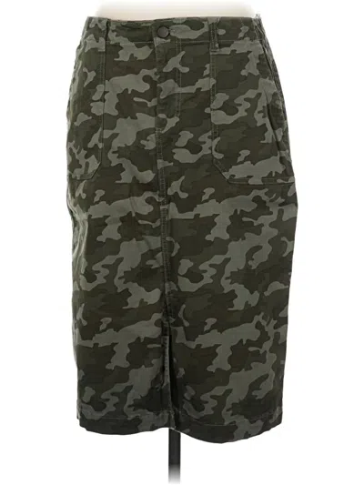 Pre-owned Caslon Casual Skirt In Green