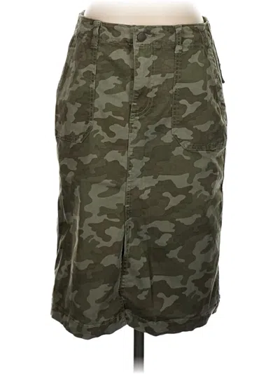 Pre-owned Caslon Casual Skirt In Green
