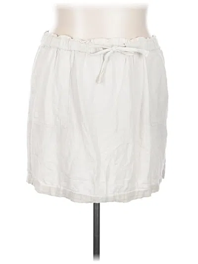 Pre-owned Caslon Casual Skirt In Ivory