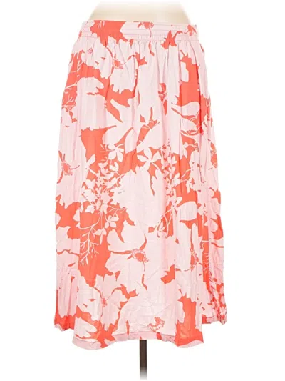 Pre-owned Caslon Casual Skirt In Orange