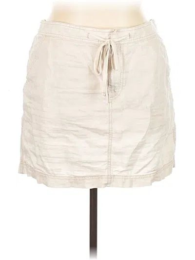Pre-owned Caslon Casual Skirt In White