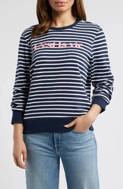 Caslon ® C'est La Vie Stripe Sweater In Multi