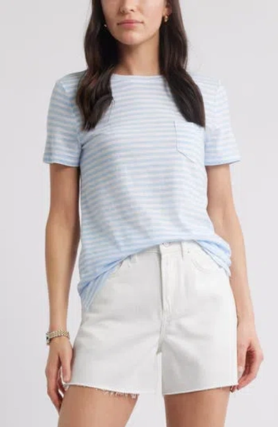 Caslon ® Cotton & Modal T-shirt In Blue