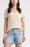 Caslon ® Cotton & Modal V-neck T-shirt