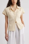Caslon ® Cotton Gauze Button-up Shirt In Neutral