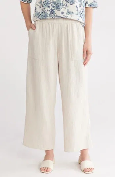 Caslon ® Cotton Gauze Pull-on Pants