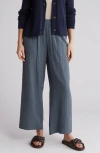 Caslon Cotton Gauze Pull-on Pants In Blue Slate