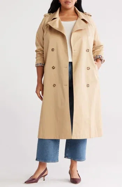 Caslon ® Cotton Trench Coat In Neutral
