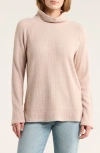 Caslon ® Cozy Cowl Neck Long Sleeve Waffle Knit Top In Neutral