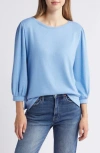Caslon ® Cozy Knit Top In Blue Lake
