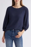 Caslon ® Cozy Knit Top In Navy Blazer