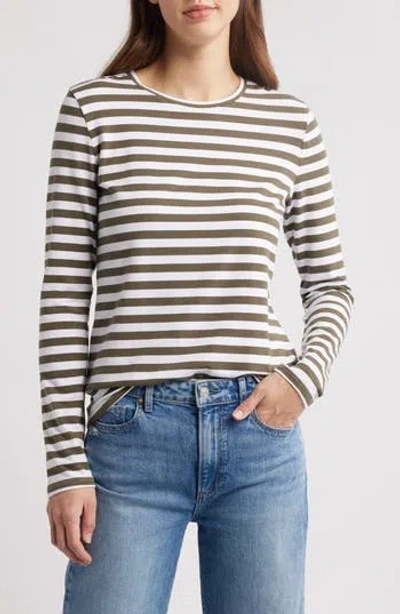 Caslon ® Crewneck Long Sleeve T-shirt