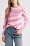 Caslon ® Crewneck Long Sleeve T-shirt In Multi