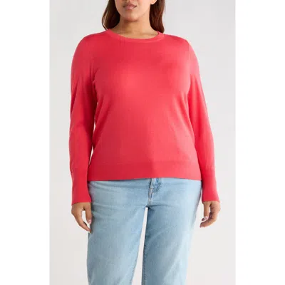 Caslon ® Crewneck Sweater In Pink