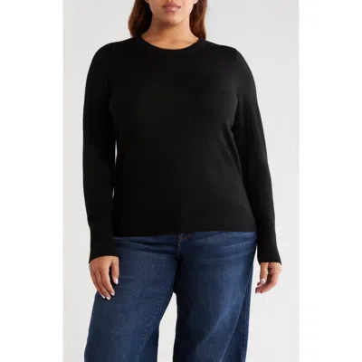 Caslon ® Crewneck Sweater In Black