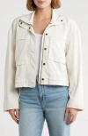 Caslon ® Crop Utility Jacket In White
