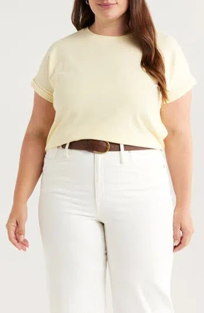 Caslon ® Cuff Sleeve T-shirt In Yellow