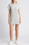 Caslon Cuffed T-shirt Dress In Grey Heather