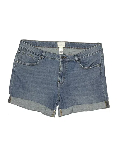 Pre-owned Caslon Denim Shorts In Blue