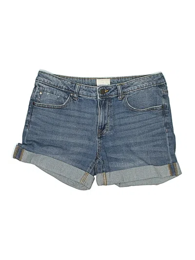 Pre-owned Caslon Denim Shorts In Blue