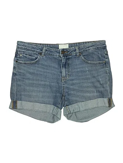 Pre-owned Caslon Denim Shorts In Blue