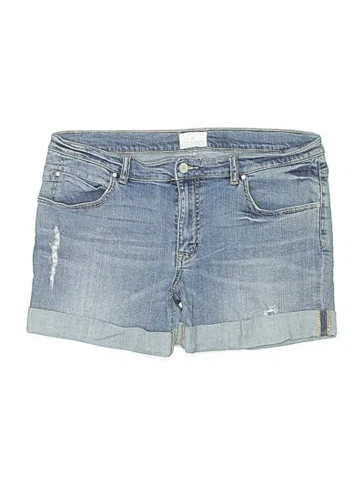 Pre-owned Caslon Denim Shorts In Blue