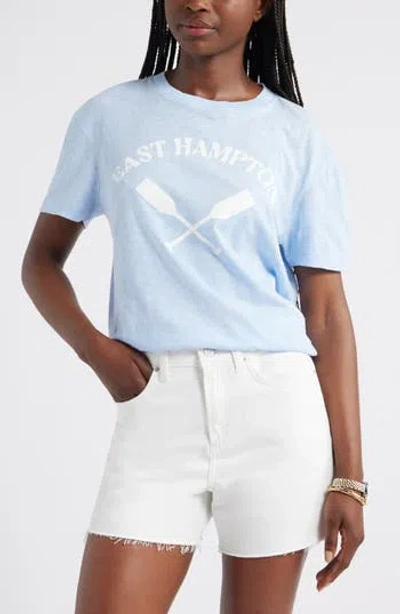 Caslon ® East Hampton Cotton Graphic T-shirt In Blue
