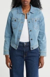 Caslon ® Fitted Denim Jacket In Medium Wash