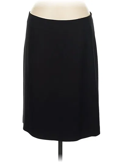 Pre-owned Caslon Formal Skirt In Black