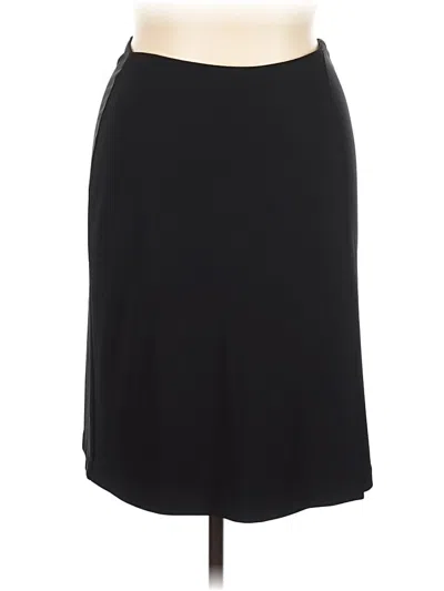 Pre-owned Caslon Formal Skirt In Black
