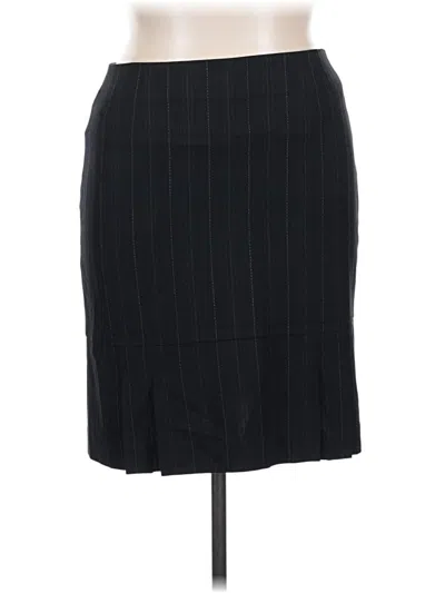 Pre-owned Caslon Formal Skirt In Black