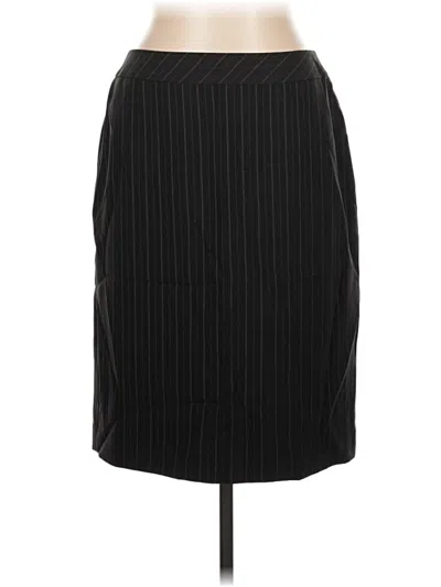 Pre-owned Caslon Formal Skirt In Black